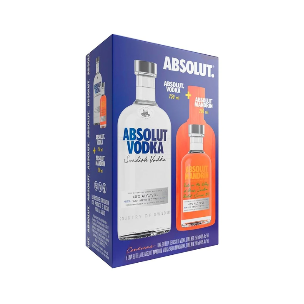 Vodka Absolut Original Azul Ml Absolut Mandrin Ml Sampieri Tu Tienda Especializada