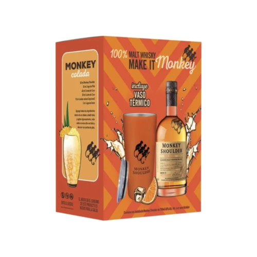 Whisky Monkey Shoulder 700 ml. + Yeti