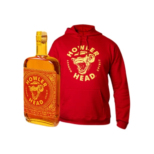 Whiskey Bourbon Howler Head De Platano 750 ml. + Hoodie